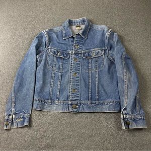 Vintage Lee Denim Jacket Made In USA Men’s Size Small- Medium